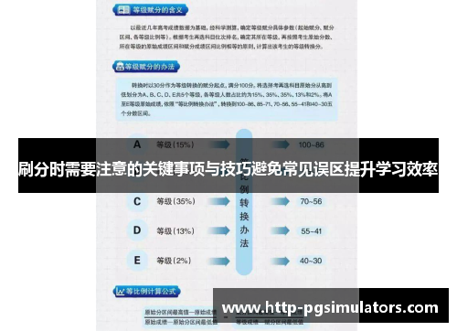 刷分时需要注意的关键事项与技巧避免常见误区提升学习效率