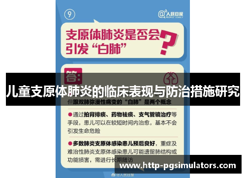 儿童支原体肺炎的临床表现与防治措施研究